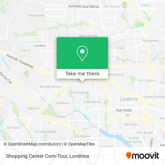 Mapa Shopping Center Com-Tour