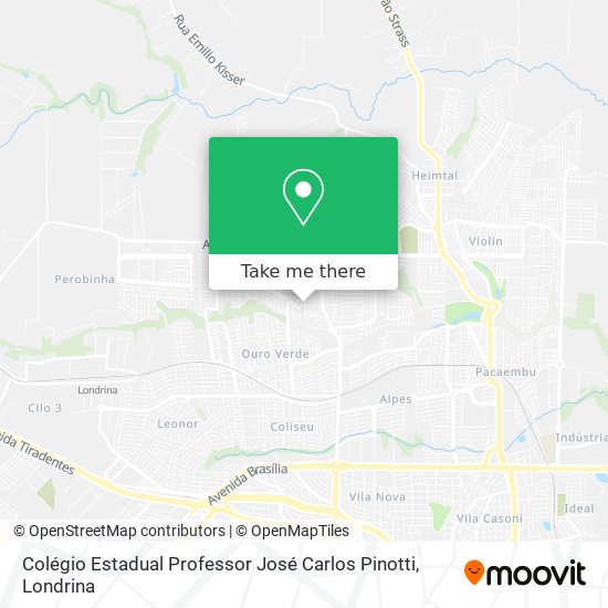 Colégio Estadual Professor José Carlos Pinotti map