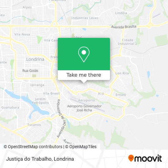 Justiça do Trabalho map