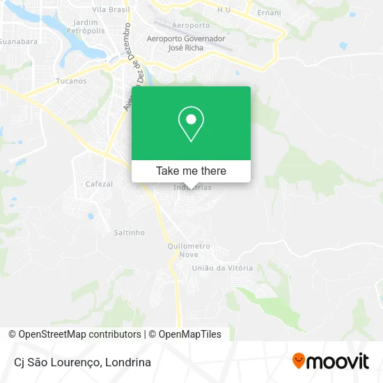 Cj São Lourenço map