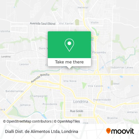 Dialli Dist. de Alimentos Ltda map