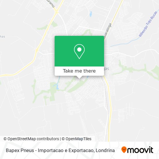 Bapex Pneus - Importacao e Exportacao map
