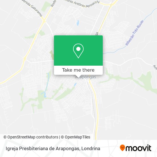 Igreja Presbiteriana de Arapongas map