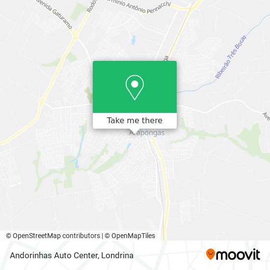 Andorinhas Auto Center map