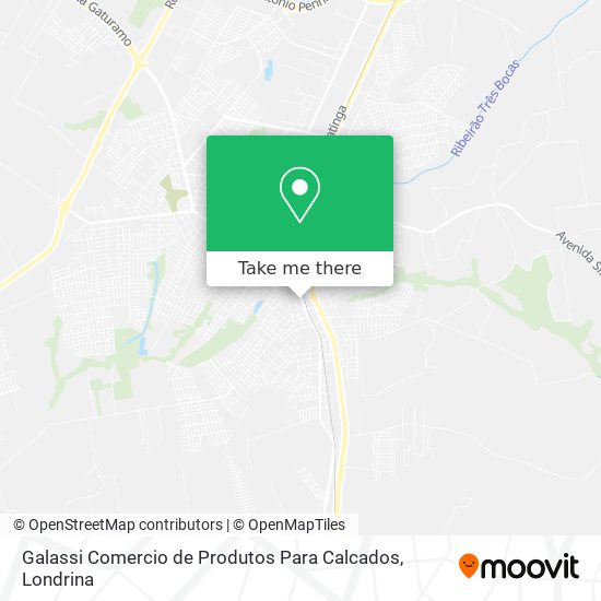 Mapa Galassi Comercio de Produtos Para Calcados