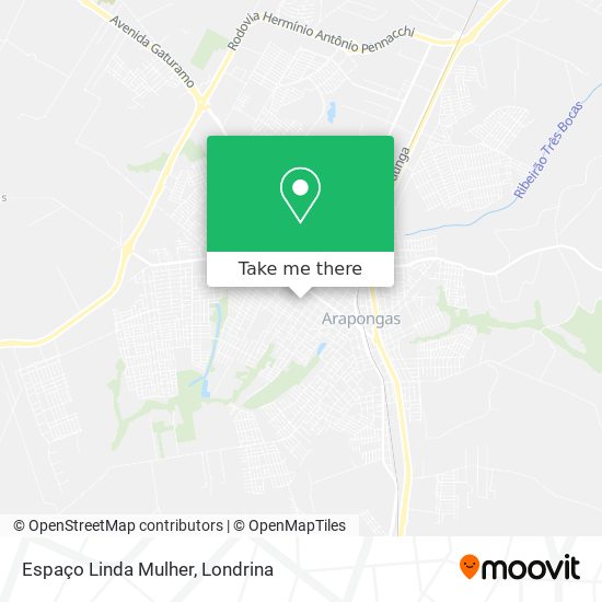 Espaço Linda Mulher map
