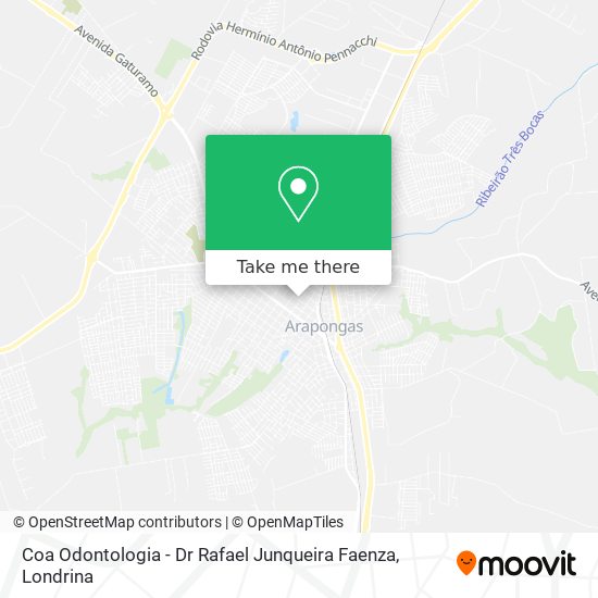 Coa Odontologia - Dr Rafael Junqueira Faenza map