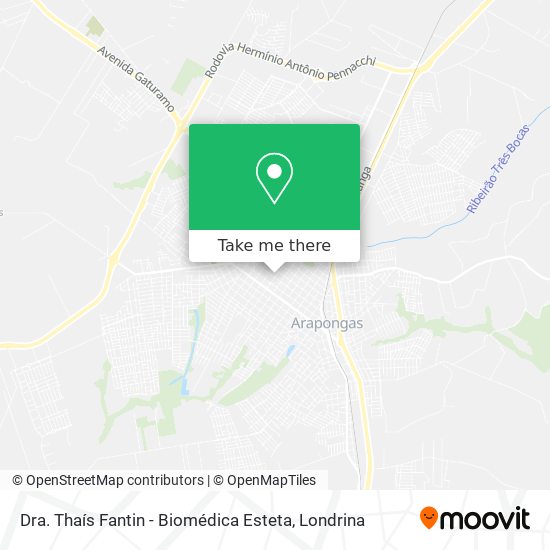 Dra. Thaís Fantin - Biomédica Esteta map