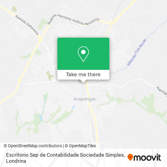 Escritorio Sep de Contabilidade Sociedade Simples map