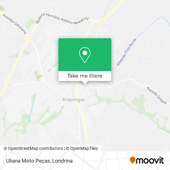Uliana Moto Peças map