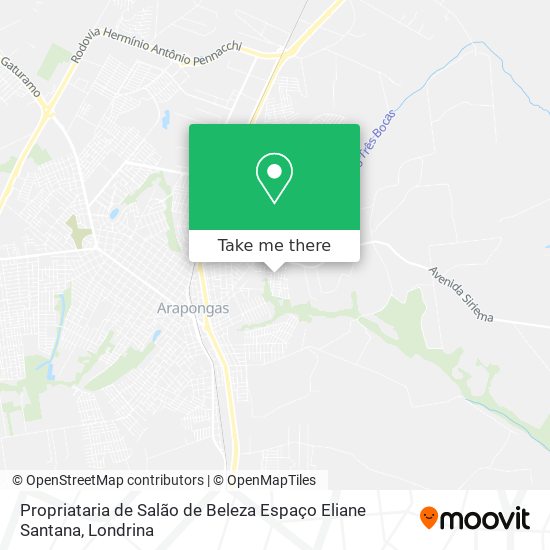 Propriataria de Salão de Beleza Espaço Eliane Santana map