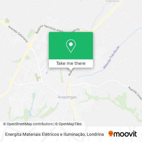 Energita Materiais Elétricos e Iluminação map