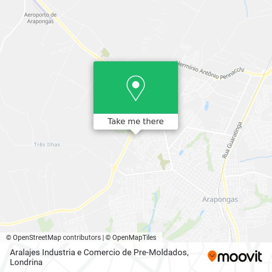 Aralajes Industria e Comercio de Pre-Moldados map