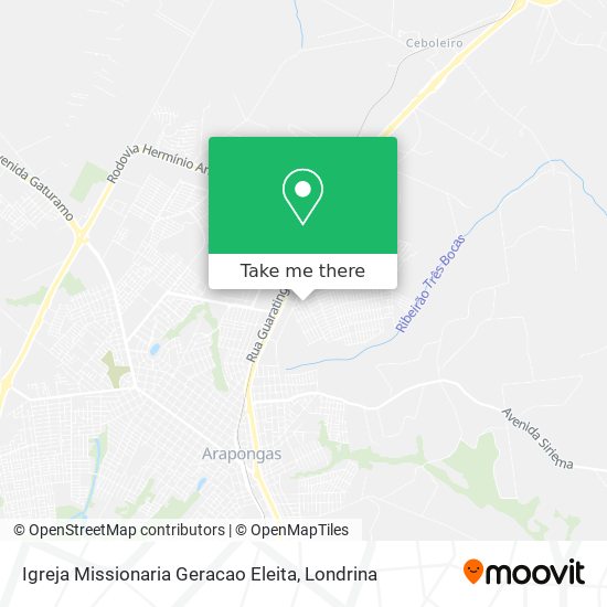 Igreja Missionaria Geracao Eleita map