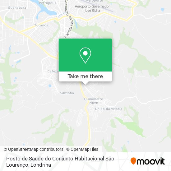 Posto de Saúde do Conjunto Habitacional São Lourenço map