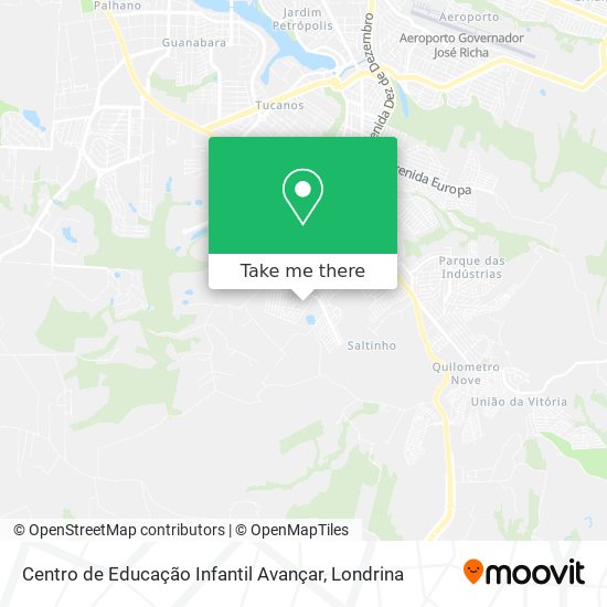 Centro de Educação Infantil Avançar map