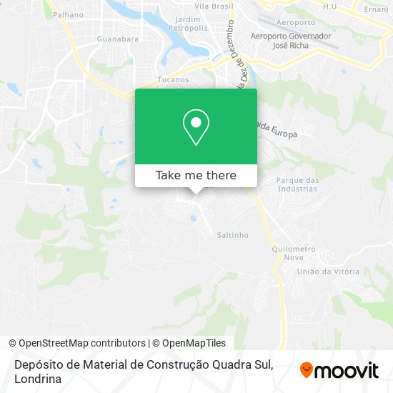 Depósito de Material de Construção Quadra Sul map