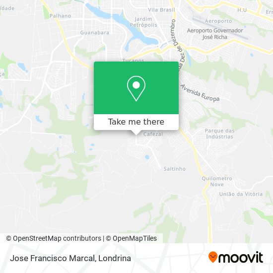 Jose Francisco Marcal map