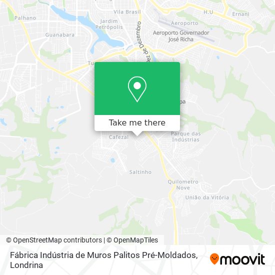 Fábrica Indústria de Muros Palitos Pré-Moldados map