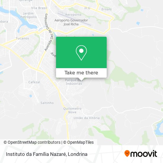 Instituto da Família Nazaré map