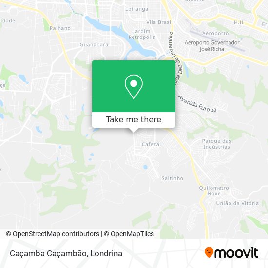 Caçamba Caçambão map