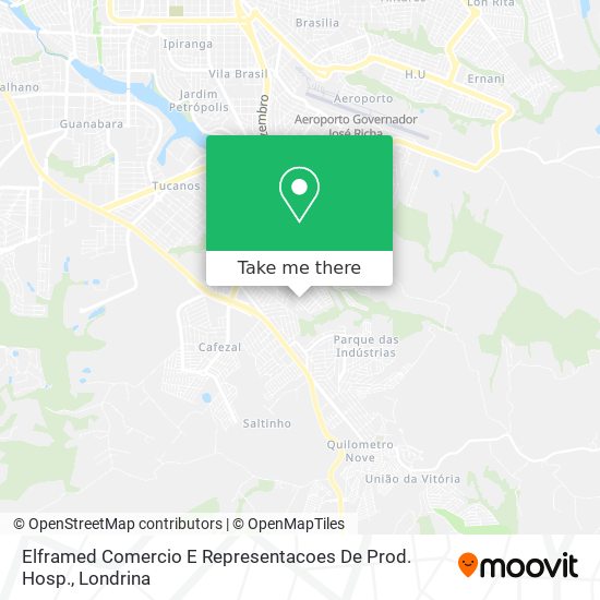 Elframed Comercio E Representacoes De Prod. Hosp. map