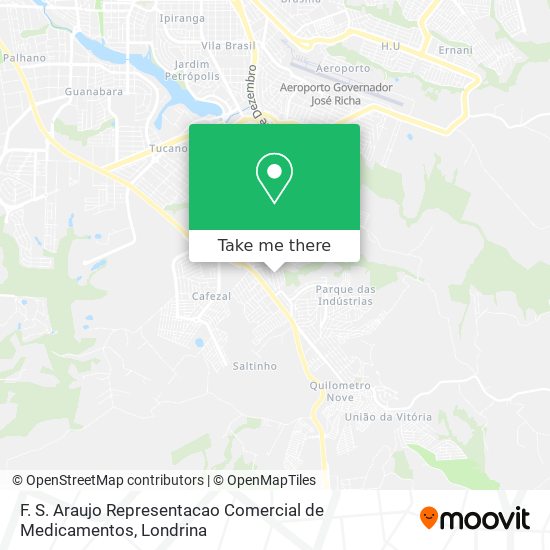 F. S. Araujo Representacao Comercial de Medicamentos map