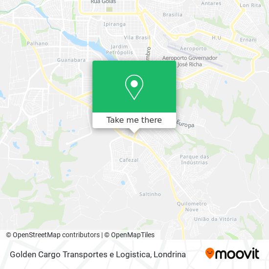 Golden Cargo Transportes e Logistica map