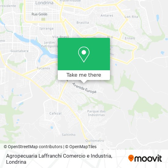 Agropecuaria Laffranchi Comercio e Industria map