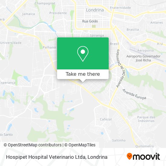 Hospipet Hospital Veterinario Ltda map