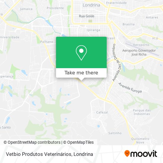 Vetbio Produtos Veterinários map