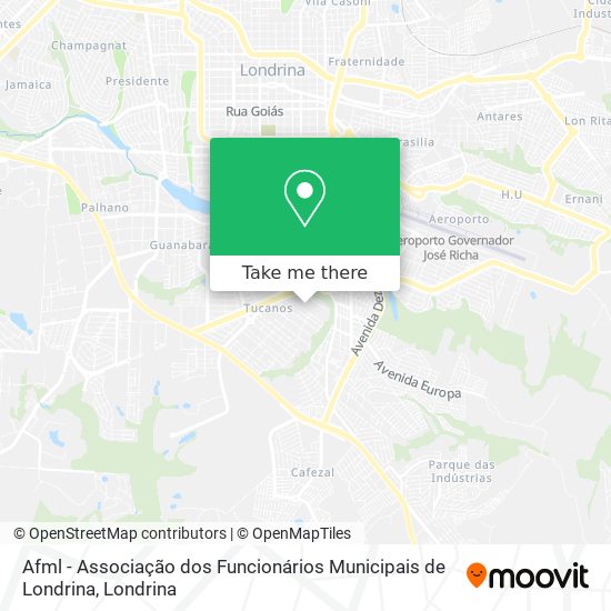 Mapa Afml - Associação dos Funcionários Municipais de Londrina