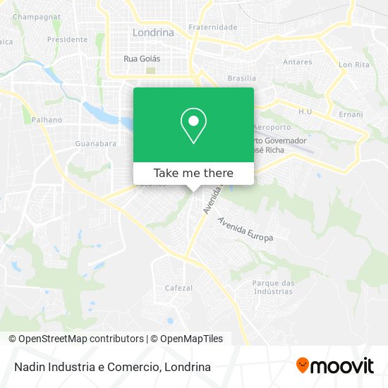 Nadin Industria e Comercio map