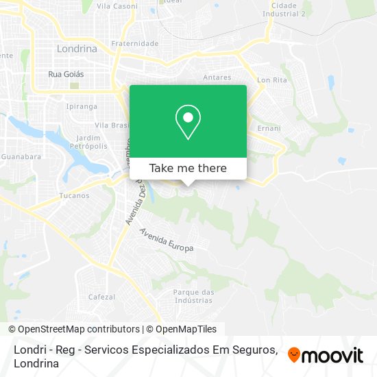 Londri - Reg - Servicos Especializados Em Seguros map
