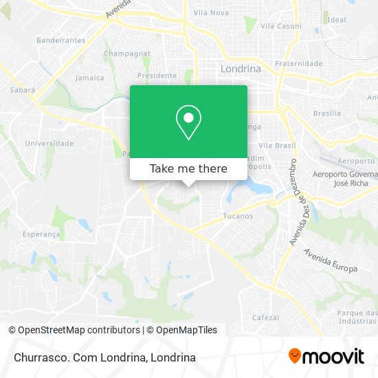 Churrasco. Com Londrina map
