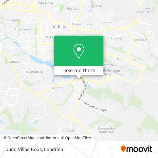 Judô Villas Boas map
