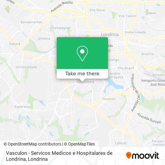 Mapa Vasculon - Servicos Medicos e Hospitalares de Londrina