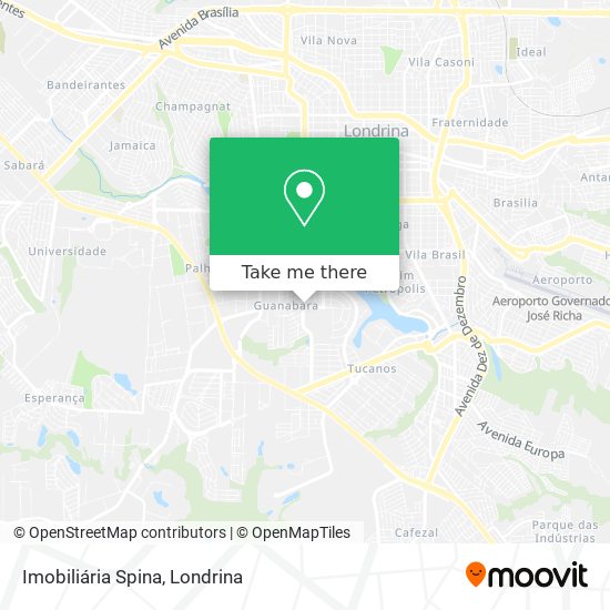 Imobiliária Spina map