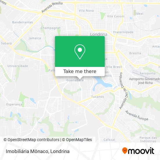 Imobiliária Mônaco map