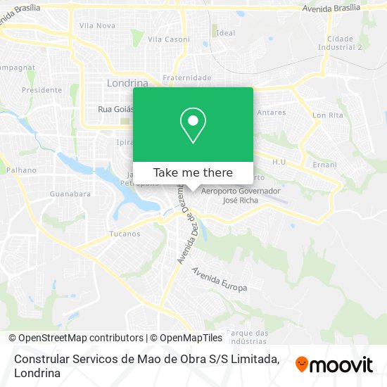 Constrular Servicos de Mao de Obra S / S Limitada map