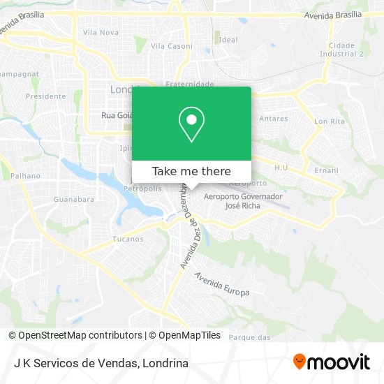 J K Servicos de Vendas map