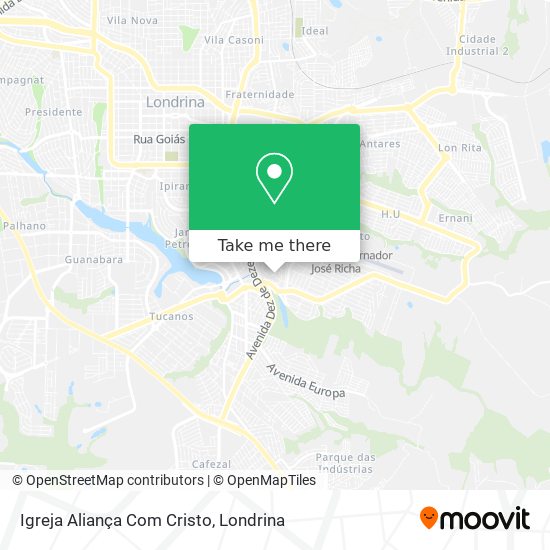 Igreja Aliança Com Cristo map
