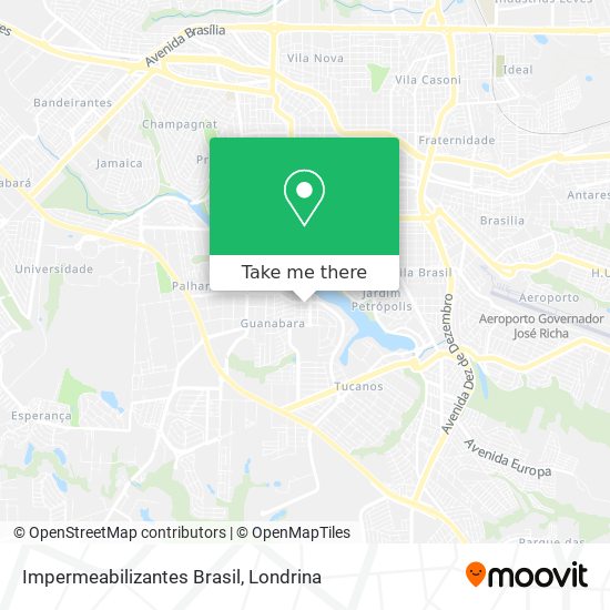 Impermeabilizantes Brasil map
