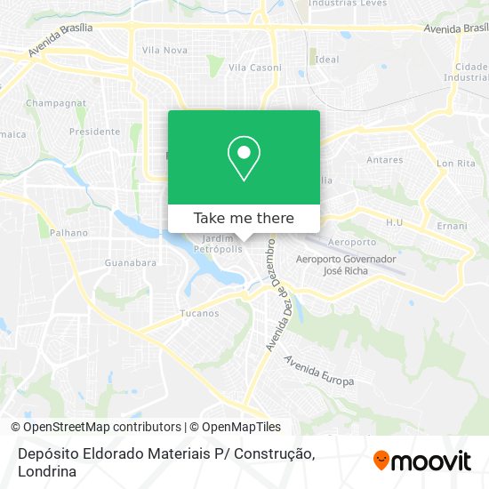 Depósito Eldorado Materiais P/ Construção map
