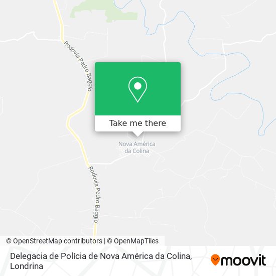 Delegacia de Polícia de Nova América da Colina map