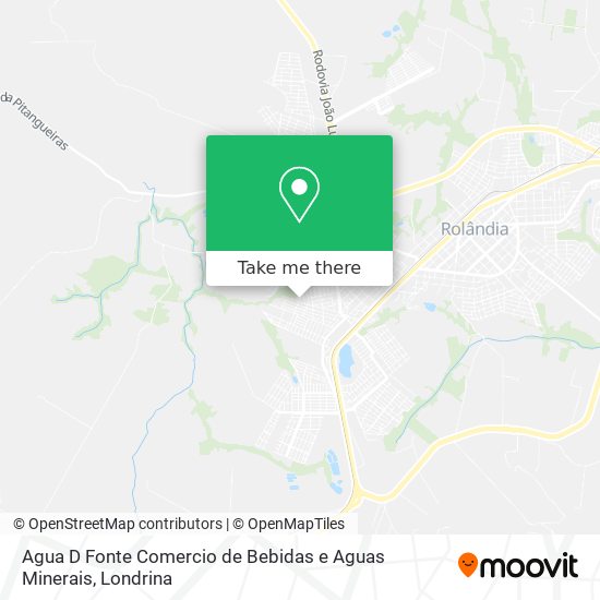 Agua D Fonte Comercio de Bebidas e Aguas Minerais map