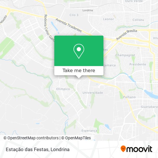 Estação das Festas map