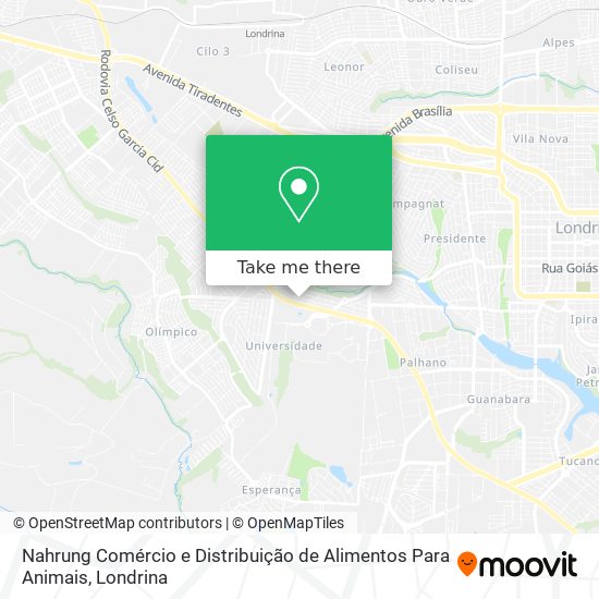 Nahrung Comércio e Distribuição de Alimentos Para Animais map