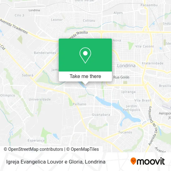 Igreja Evangelica Louvor e Gloria map