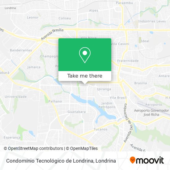 Condomínio Tecnológico de Londrina map